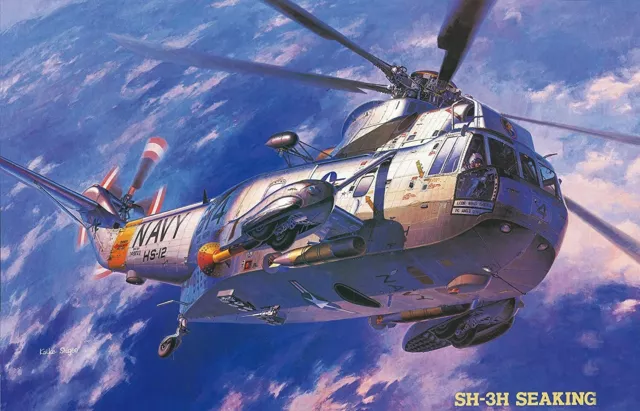 Hasegawa SH-3H Seaking Model Kit 1/48 Scale Kit PT1 Japan