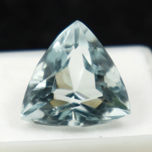 12.30 Ct VVS Natural Santa Maria Aquamarine GIE Certified Cut Loose Gemstone 705