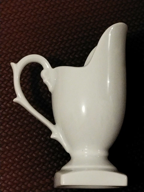 Lot De 16 Pichets à Lait En Porcelaine Blanche 40 Ml - Mini Verseurs Pour Café, Sauce, Crème - Bec Anti-Goutte - Pour Restaurant Café Maison