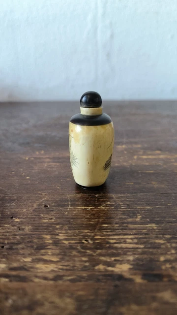 Lot De 10 Panneaux De Scène érotique Chinoise Ancienne En Os De Yak | Pièces D'occasion à Collectionner