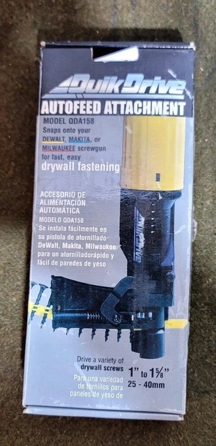 QUIKDRIVE QDA158 DRYWALL ATTACHMENT fits dewalt,makita,milwaukee