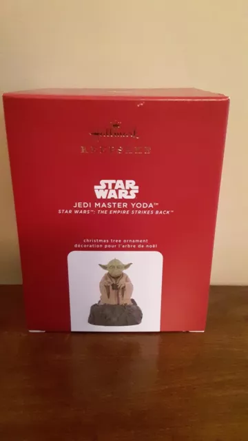 Yoda Star Wars The Empire Strikes Back Hallmark Keepsake Christmas Ornament 2020