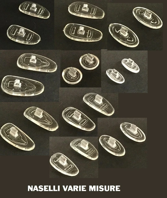 3 Cuscinetti Naso Silicone Per Occhiali - Forma A U, Antiscivolo E Comfort