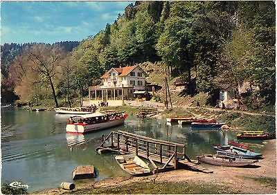 25 - cpsm - Le débarcadère du saut du Doubs