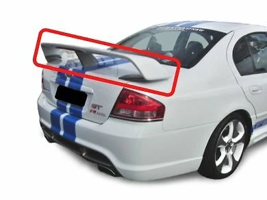 Rear Boot Spoiler Wing for BA / BF Ford Falcon Sedan -GT Style (With Centre Leg)