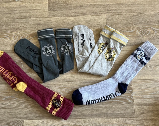 Official Harry Potter Hogwarts House Sweater – Gryffindor, Slytherin, Ravenclaw, Hufflepuff, Machine Washable (XS To XL)