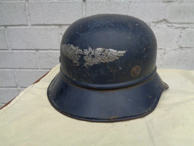  original Helm Stahlhelm Gladiator Luftschutz Reichsluftschutz WK2 , Gr 56