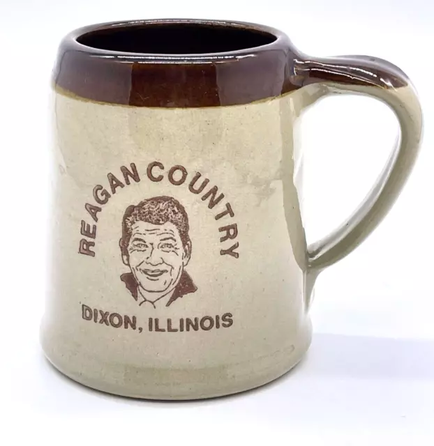 Brandywine Inn Stoneware Mug Cup Reagan Country Dixon IL  Ronald Reagan