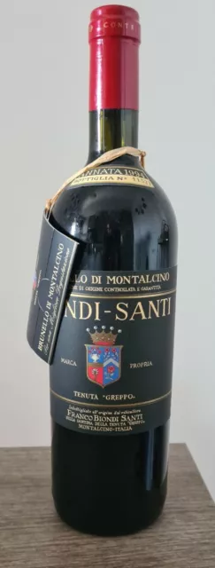 Biondi Santi ☆°•Brunello di Montalcino•°☆ millesimo 1994 - 1  bottiglia 750ml.