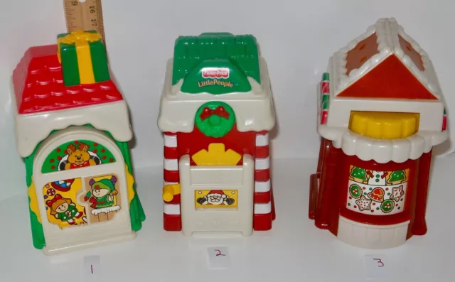 U PICK ~ Fisher Price Little People Christmas Village Replacement Buildings