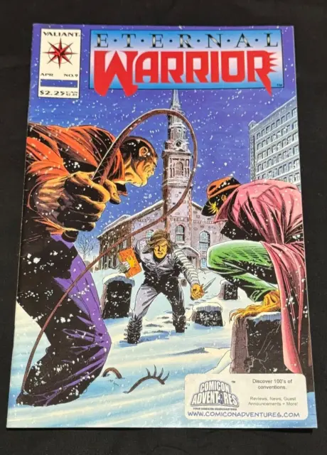 ETERNAL WARRIOR Comic Book Valiant Comics 1993 #9 Vol.1.