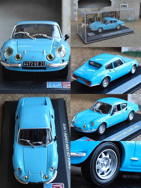 1/43 Simca CG 1300 Coupé 1973 voiture française miniature collection idée cadeau