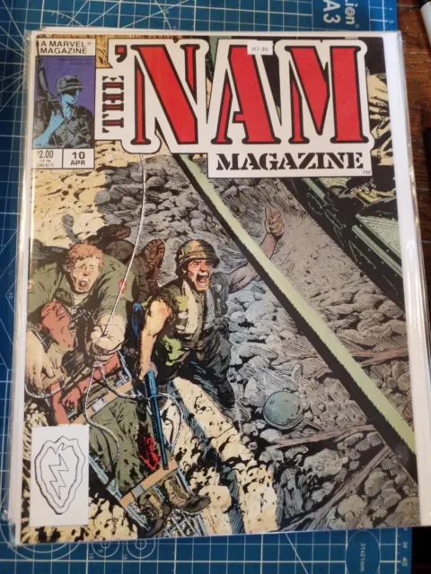 The 'Nam 10 Marvel Comics Magazine 8.0 H7-36