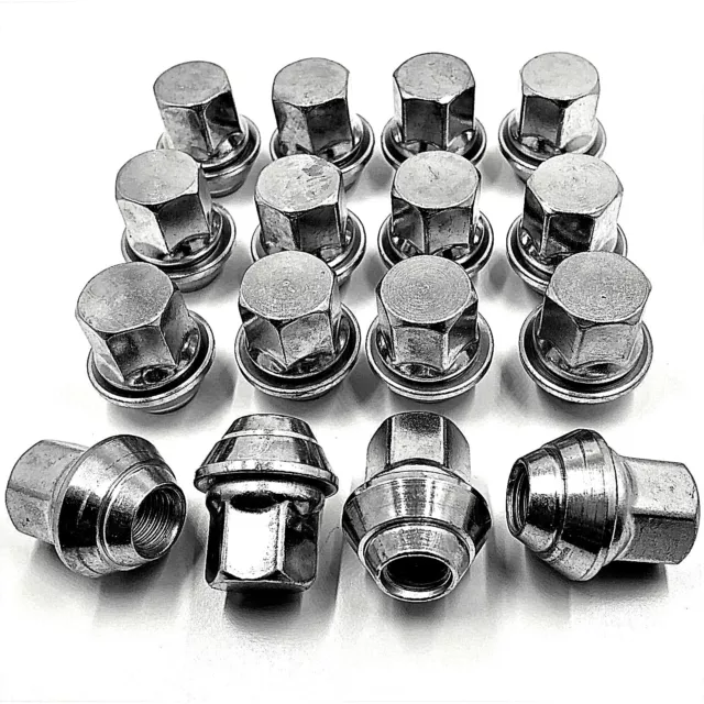 16 X ALLOY WHEELS NUTS FORD SIERRA M12 x 1.5 19MM HEX OE STYLE BOLTS LUGS [75]