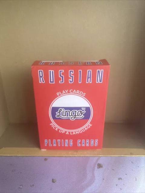 Lingo (RUSSIAN) Playing Cards In Great Condition