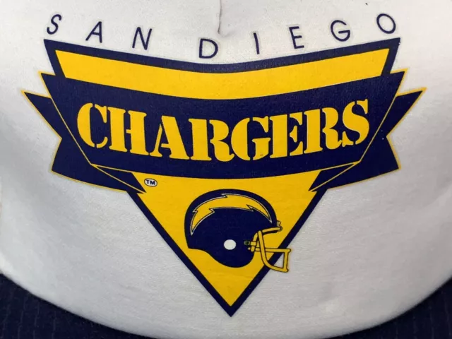 Vintage San Diego Chargers NFL Snapback Cap Hat LA Chargers SD Bolts Nice VGC