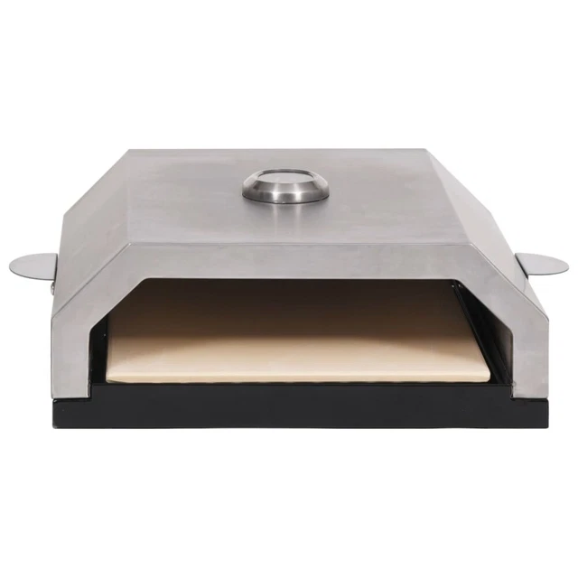 Pizzaofen mit Keramikstein Pizza Backofen Pizzabackofen für Gas-Kohlegrill Neu 6