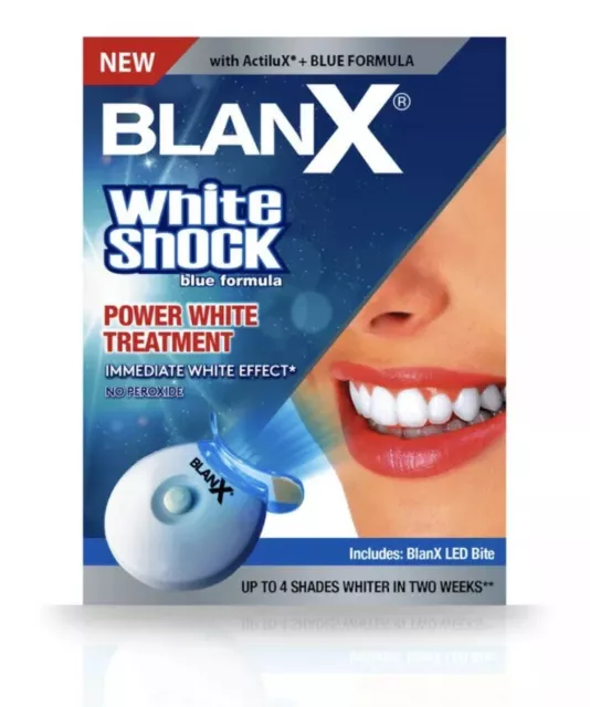 BlanX White Shock Power White ActiluX® 50ml Treatment Toothpaste LED Bite