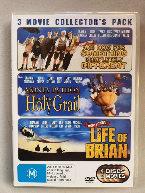 AND NOW FOR SOMETHING HOLY GRAIL LIFE OF BRIAN MONTY PYTHON 4 DVD like ...