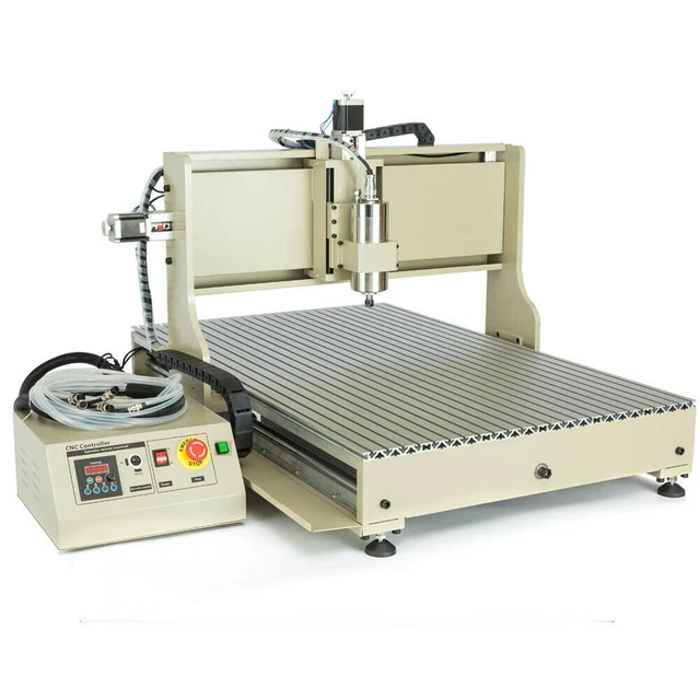 CNC 6090 Router 4 Axis USB 1500W VFD CNC Router Metal Engraver + Remote Control