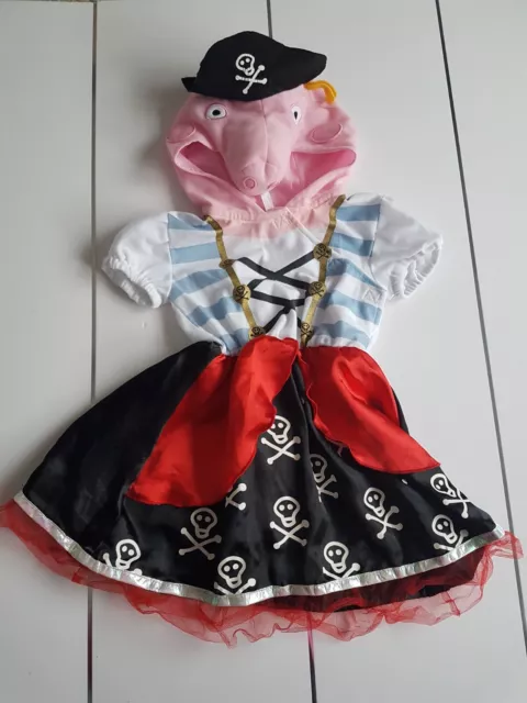 Peppa Pig 🙂 Abito elegante per ragazze Peppa maiale abito da pirata età 3 - 4 anni 🙂