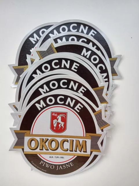 Lot of 50 OKOCIM Beer Labels Poland