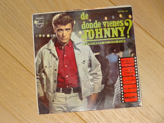 Johnny Hallyday - 45t "De donde vienes Johnny ?"