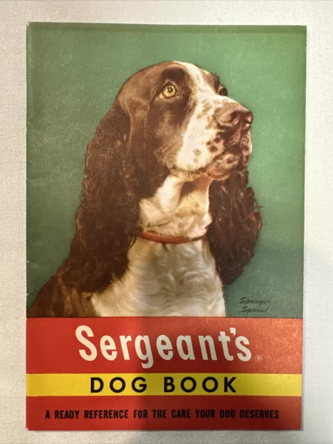 1900s? , Sergeants Dog Book, Springer Spaniel (SM1)