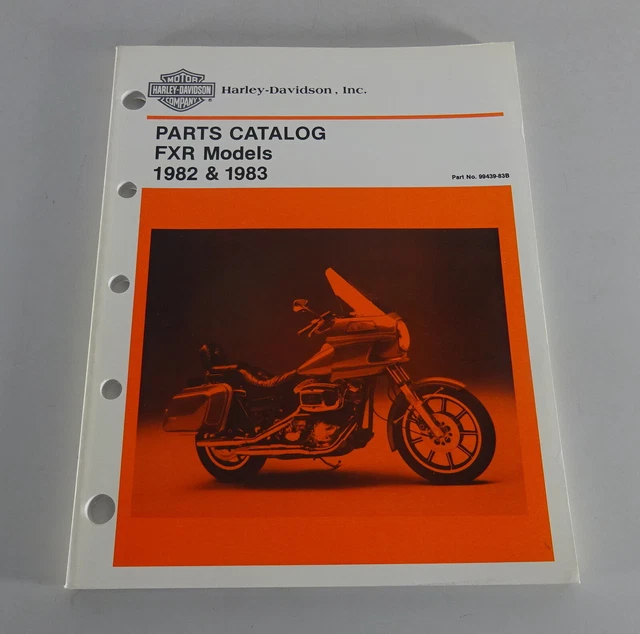 PARTIES CATALOGUE HARLEY Davidson Fxr Models 1982 & 1983 A Partir De