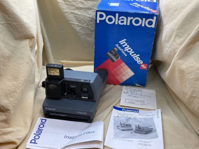 Polaroid Impulse AutoFocus AF Portrait Instant 600 Full rare document set 1995