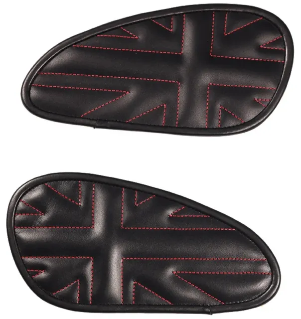 ROYAL ENFIELD RED Union Jack - Tank Knee Pads for Interceptor 650 $49. ...