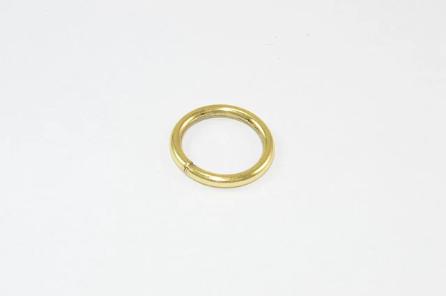 24 Anneaux De Rideau Laitonnés - Pour Tige De 16mm - Diamètre Extérieur 18mm - Neuf
