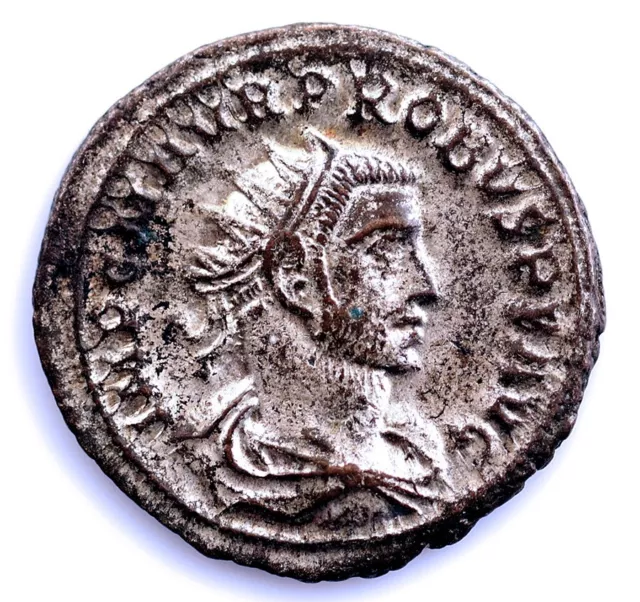 Empire Romano-Probo. Antoniano. Tripolis EBC / XF Copper 0.1oz Silver Original