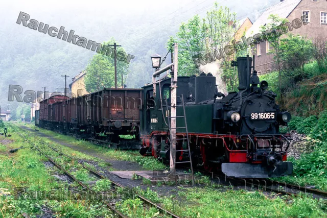 DR 99 1606-5 Niederschmiedeberg 1986 / org. Color Slide + File!  536#18