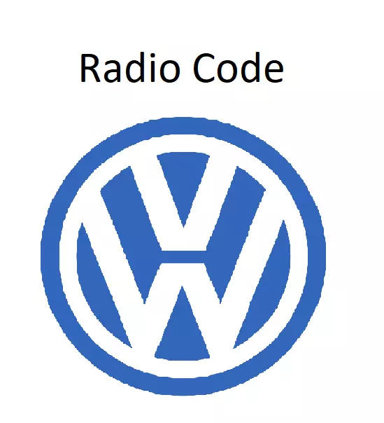 VW radio code / pin code Volkswagen RCD RNS blue dot navigation alpha technisat