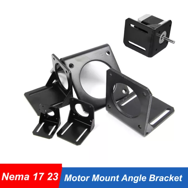 CNC Motorhalter für Nema 17 23 - Stahl lackiert 3D-Drucker  Halterung Montage