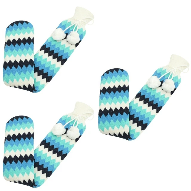 3 Sets Long Water Injection Bag Cramp Warmer Bottle Hot Bottles Winter