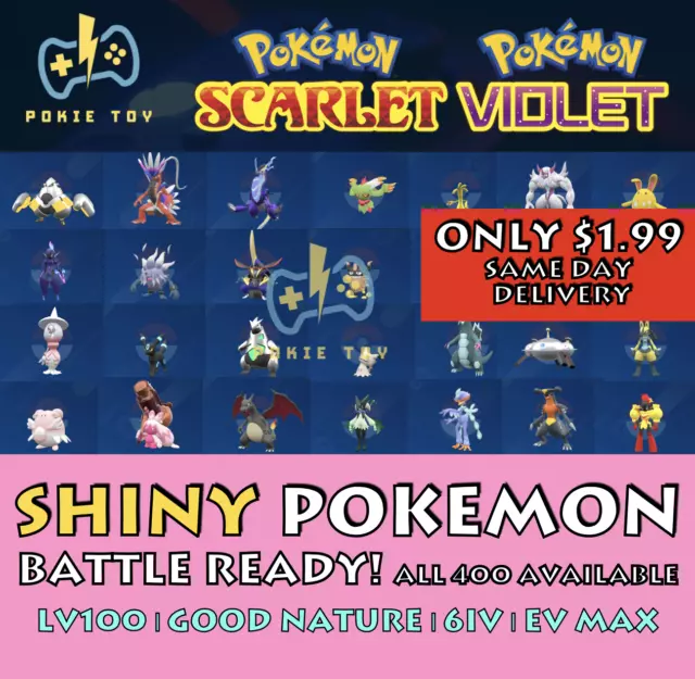 6IV 🌟SHINY🌟 TOXEL POKEMON SCARLET & VIOLET EV'D BATTLE READY 🚀 FAST EV'D