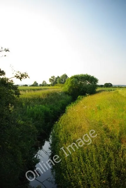 Photo 6x4 Evening in Bulphan Fen North Ockendon This is the River Mardike c2010