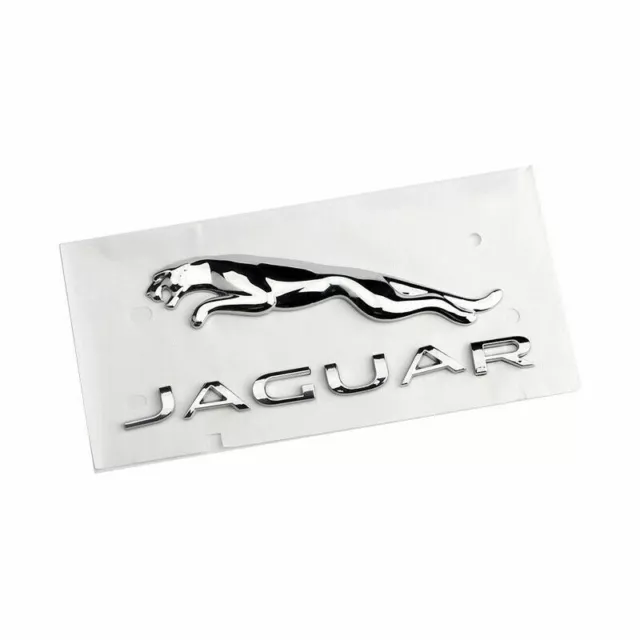 Logo Emblem Badge Rear For Jaguar XF XJ XK XJR XJS EXS Type Black XS