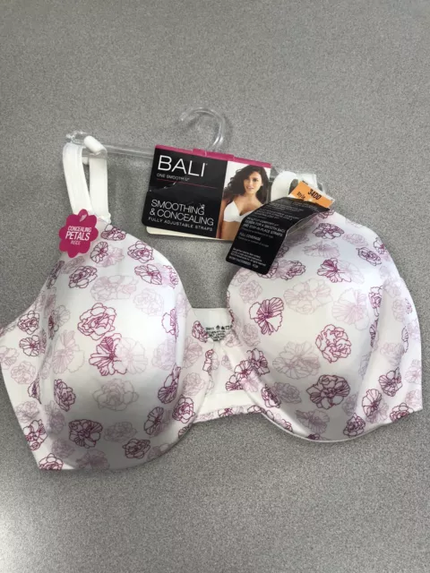 BALI ONE SMOOTH Bra Smoothing & Concealing U Underwire Contour Full ...