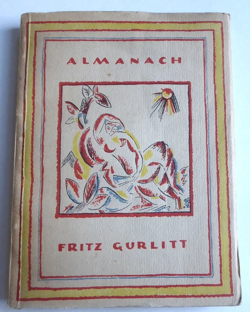 Almanach  1919 - Fritz Gurlitt , mit O-Graphiken : Janthur, Corinth, Pechstein