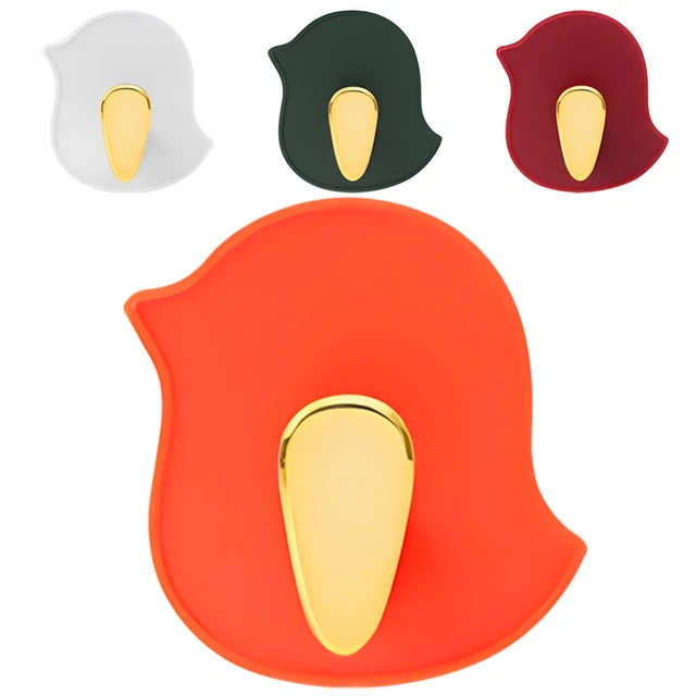 4 Stück Wandhaken, Küchenaufbewahrungshaken, Vogel-Design, Haken zum Aufhängen