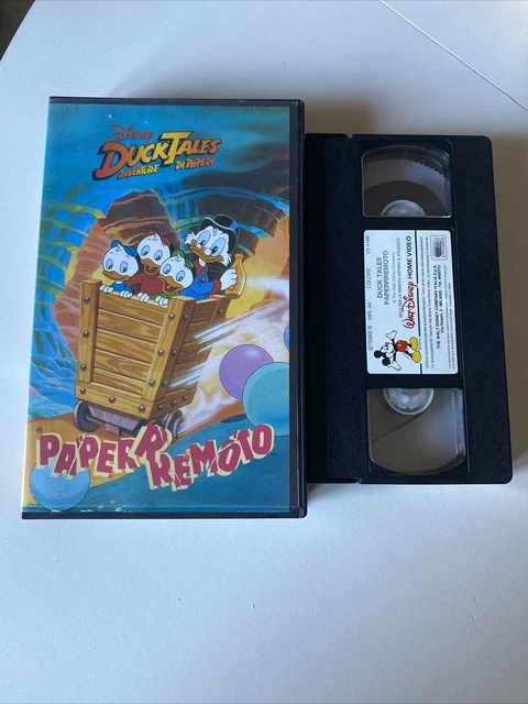 DUCKTALES AVVENTURE DI Paperi Paperrremoto VHS Disney 1987 EUR 7,99
