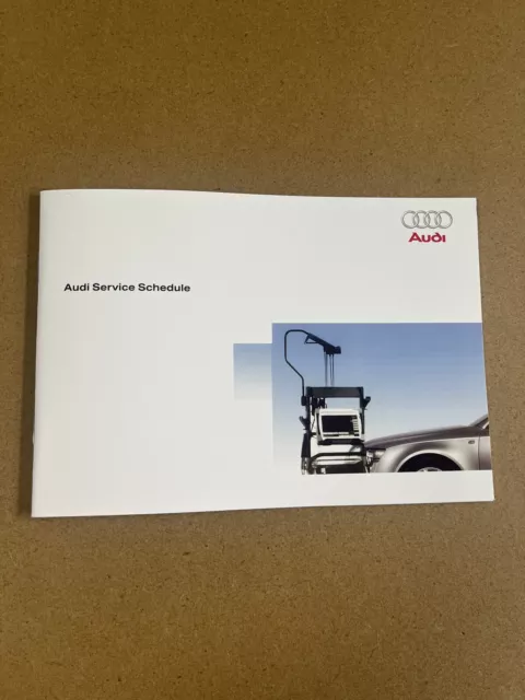 Audi A4 Allroad Service History Book Blank For All Models Black Edition Avant