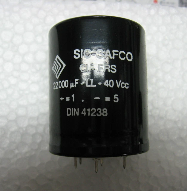 1 CONDO CONDENSATEUR 10V 10000µF 10000uF 10000MF 10mF 4 pattes DIN 41238 PHILIPS EUR 7,50 - FR