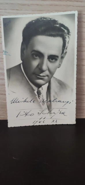 Tito Schipa  Foto Con Autografo
