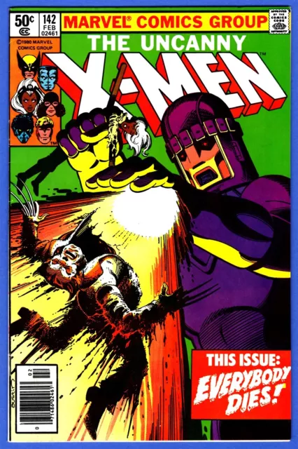 X-MEN #142 ~ Death of Alternate X-Men ~ Byrne art 1981 ~ Beautiful NM- NEWSSTAND