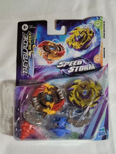 Beyblade Burst Valtryek & Unicrest W/ Extra Layer Random Launcher FREE  SHIPPING