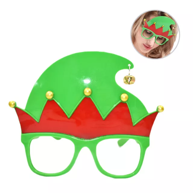 Lovely Christmas Elf Glasses Frame Photo Props Party Favors Supplies for Kids